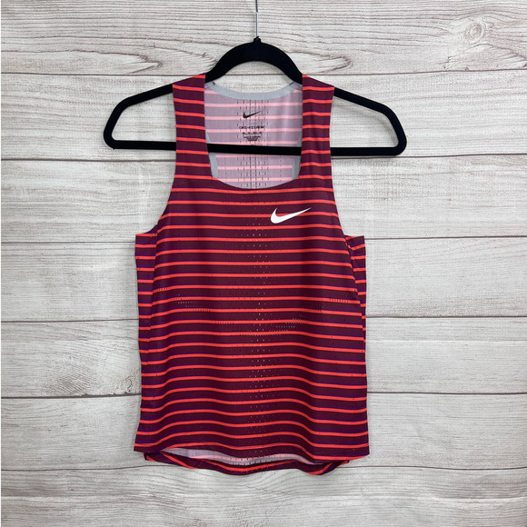 NWT Nike Dri-Fit ADV AeroSwift Running Singlet Women’s Size XS (DR5852-638) - Picture 3 of 10